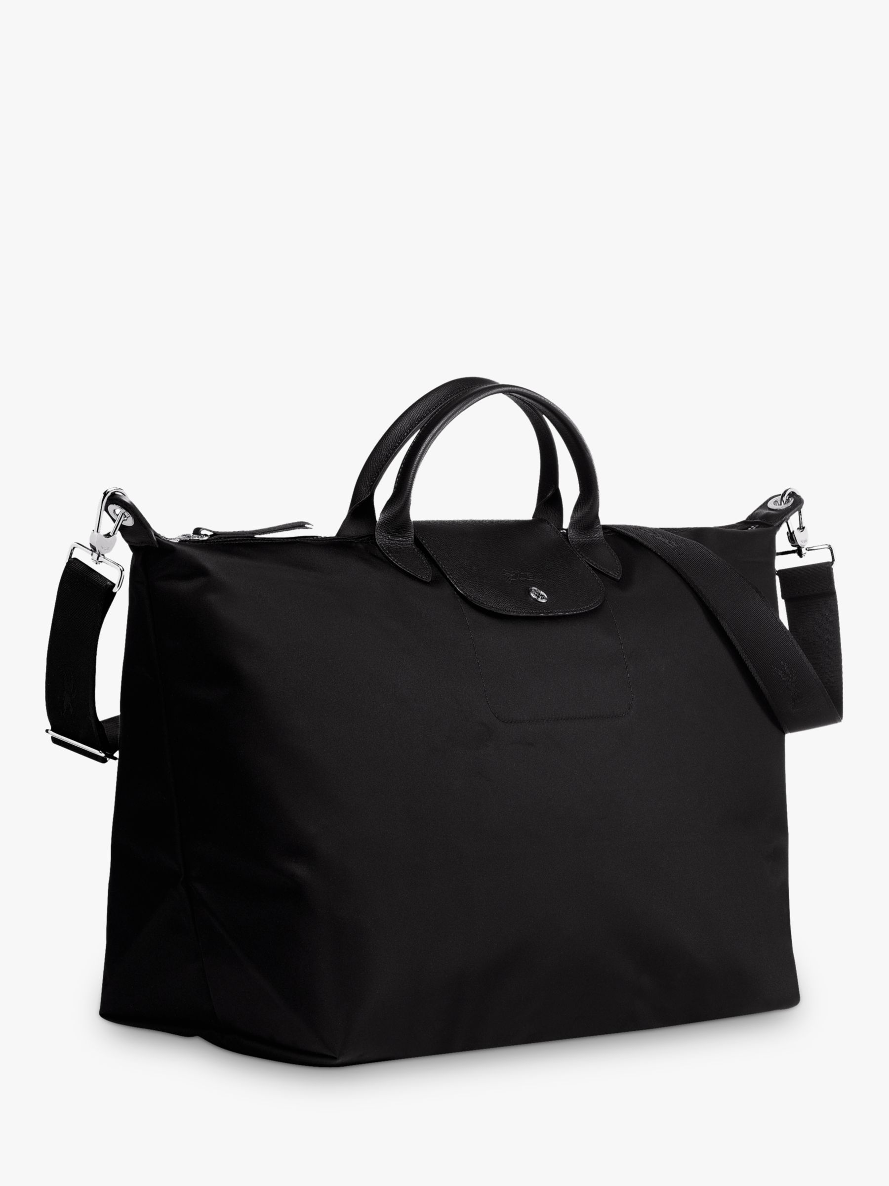 Longchamp Le Pliage Néo Travel Bag, Black at John Lewis & Partners