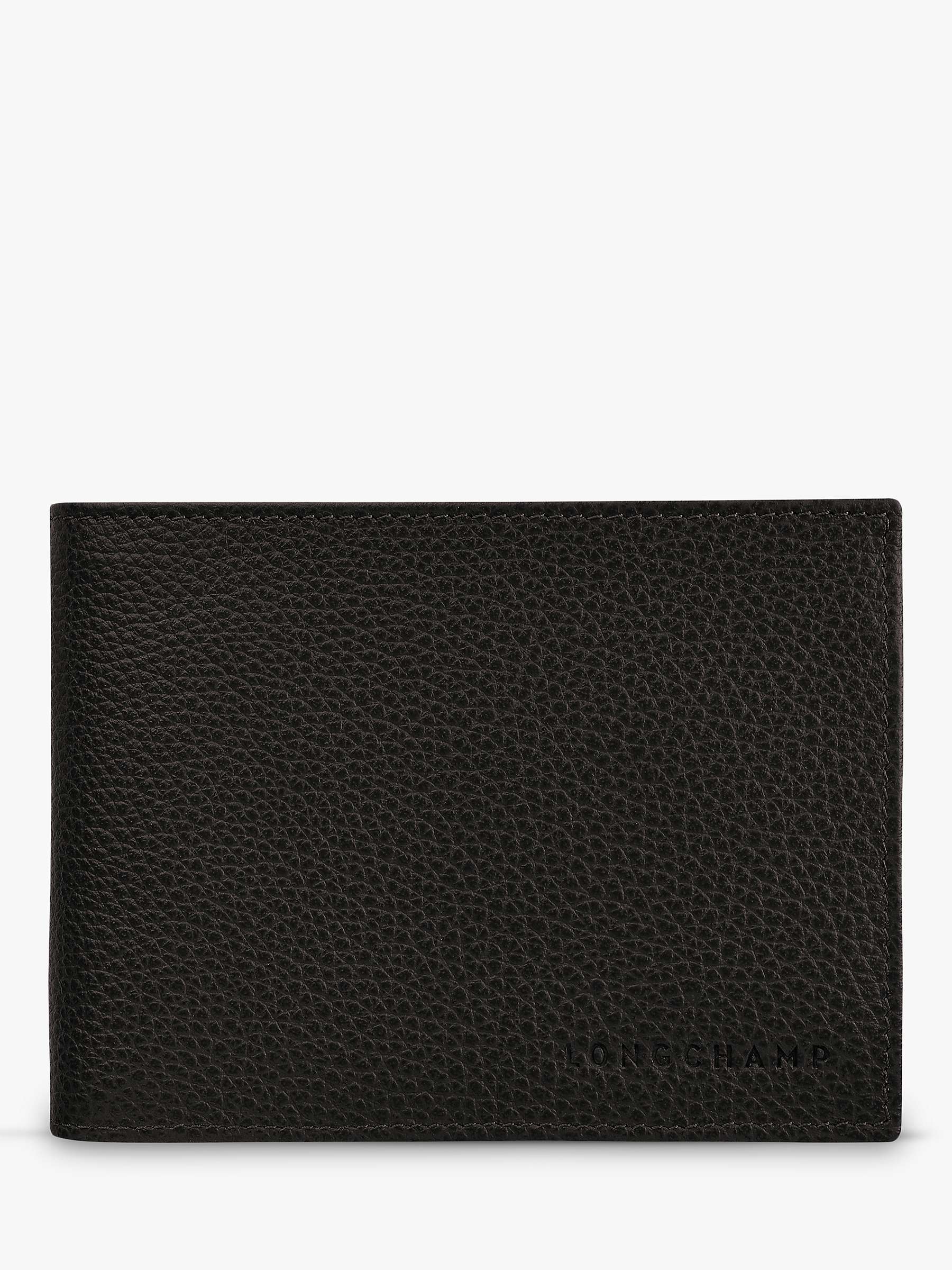 Buy Longchamp Le Foulonné Leather Card & Coin Wallet Online at johnlewis.com