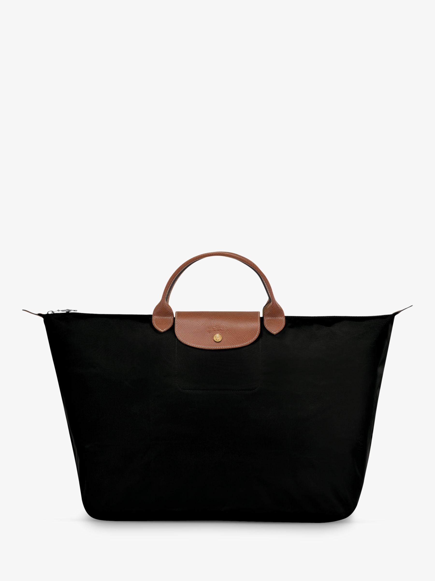 Longchamp Le Pliage Original Travel Bag, Black at John Lewis & Partners