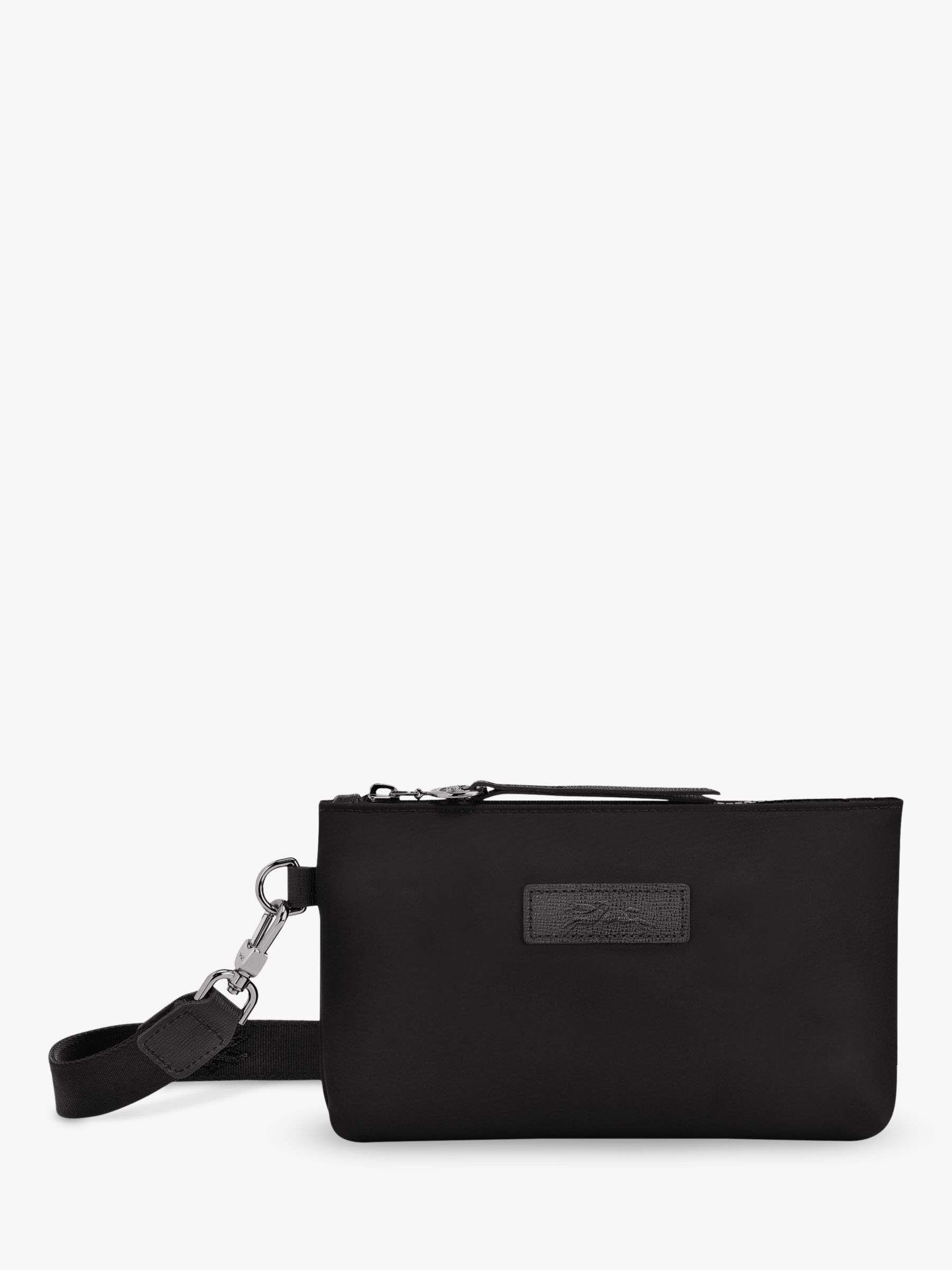 Longchamp Le Pliage Néo Mini Pouch Bag, Black at John Lewis & Partners