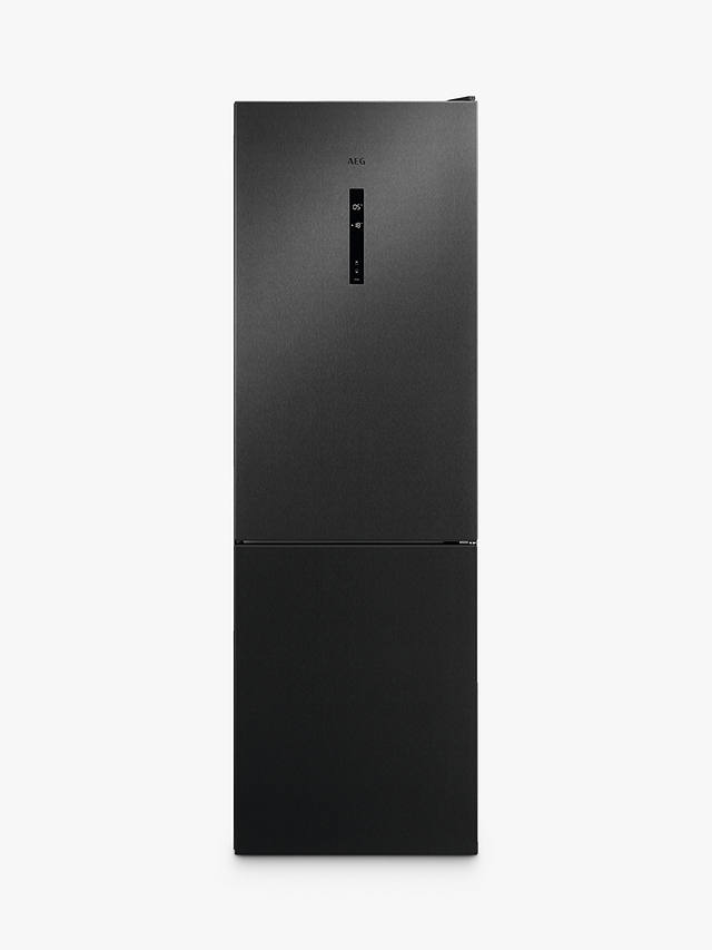 Buy AEG 7000 RCB732E5MB Freestanding 60/40 Fridge Freezer, Black Stainless Online at johnlewis.com