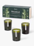 Aery Botanical Scented Candles, Set of 3