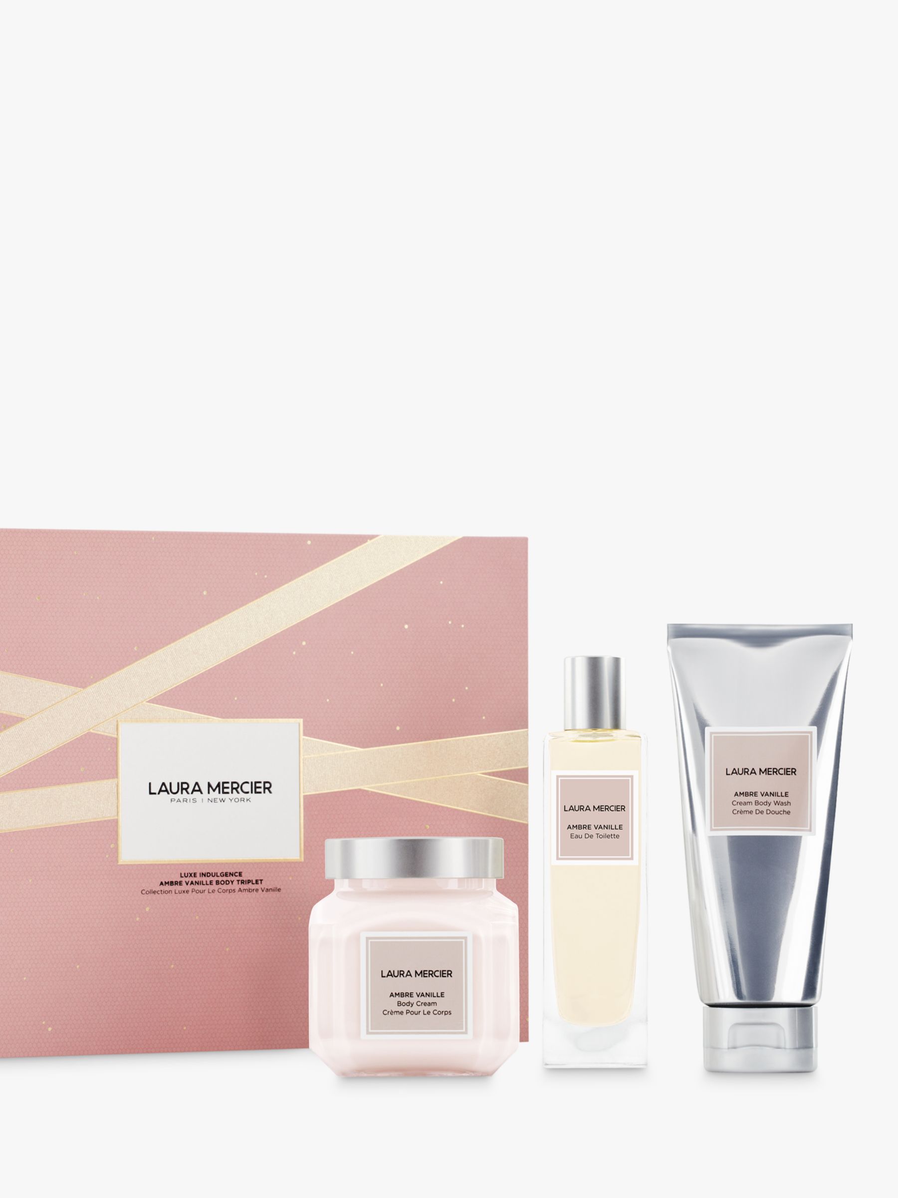 Laura Mercier Ambre Vanille Luxe Body Collection Bodycare T Set At John Lewis And Partners