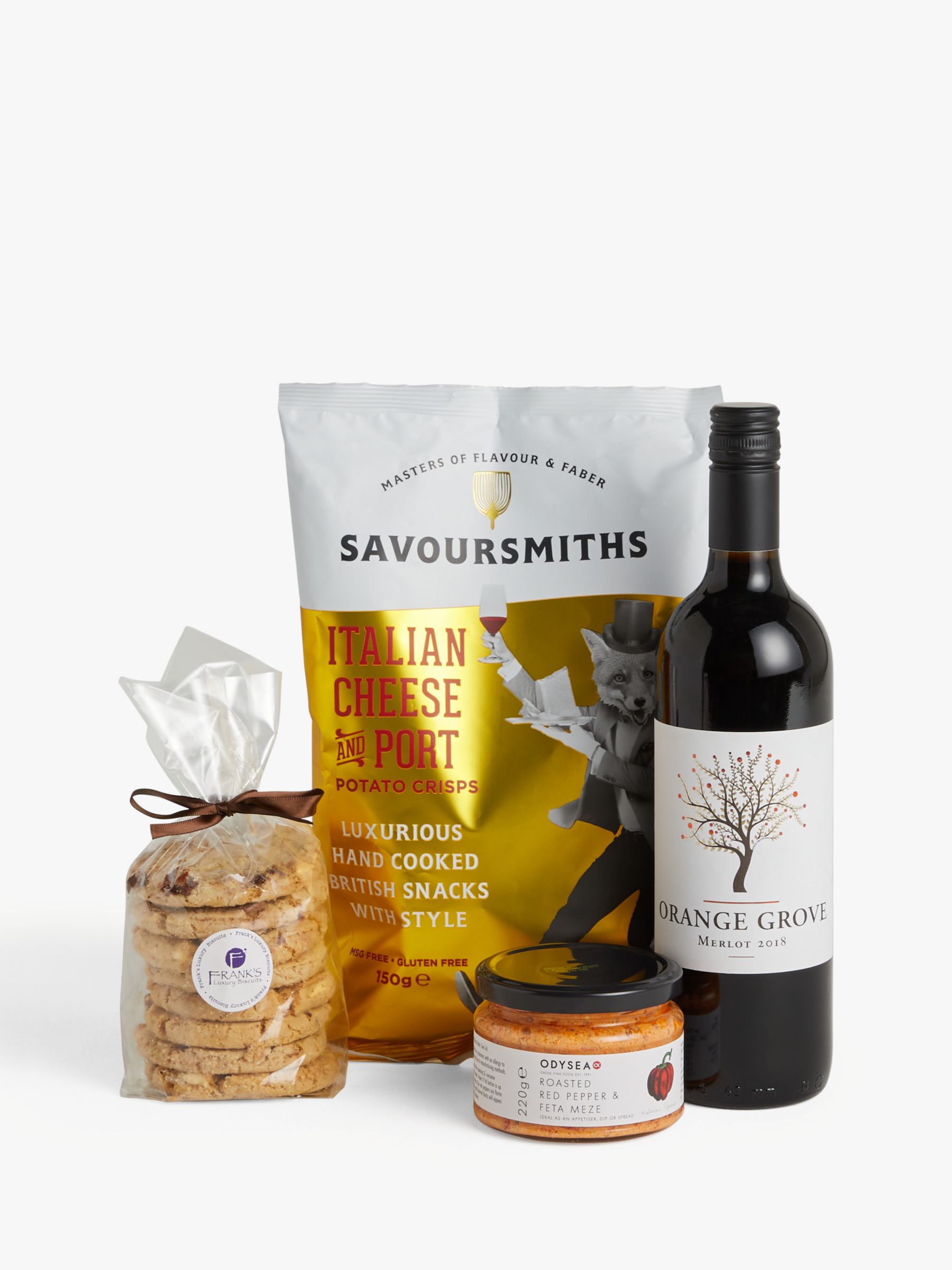 John Lewis & Partners Gold Wire Gift Basket at John Lewis ...