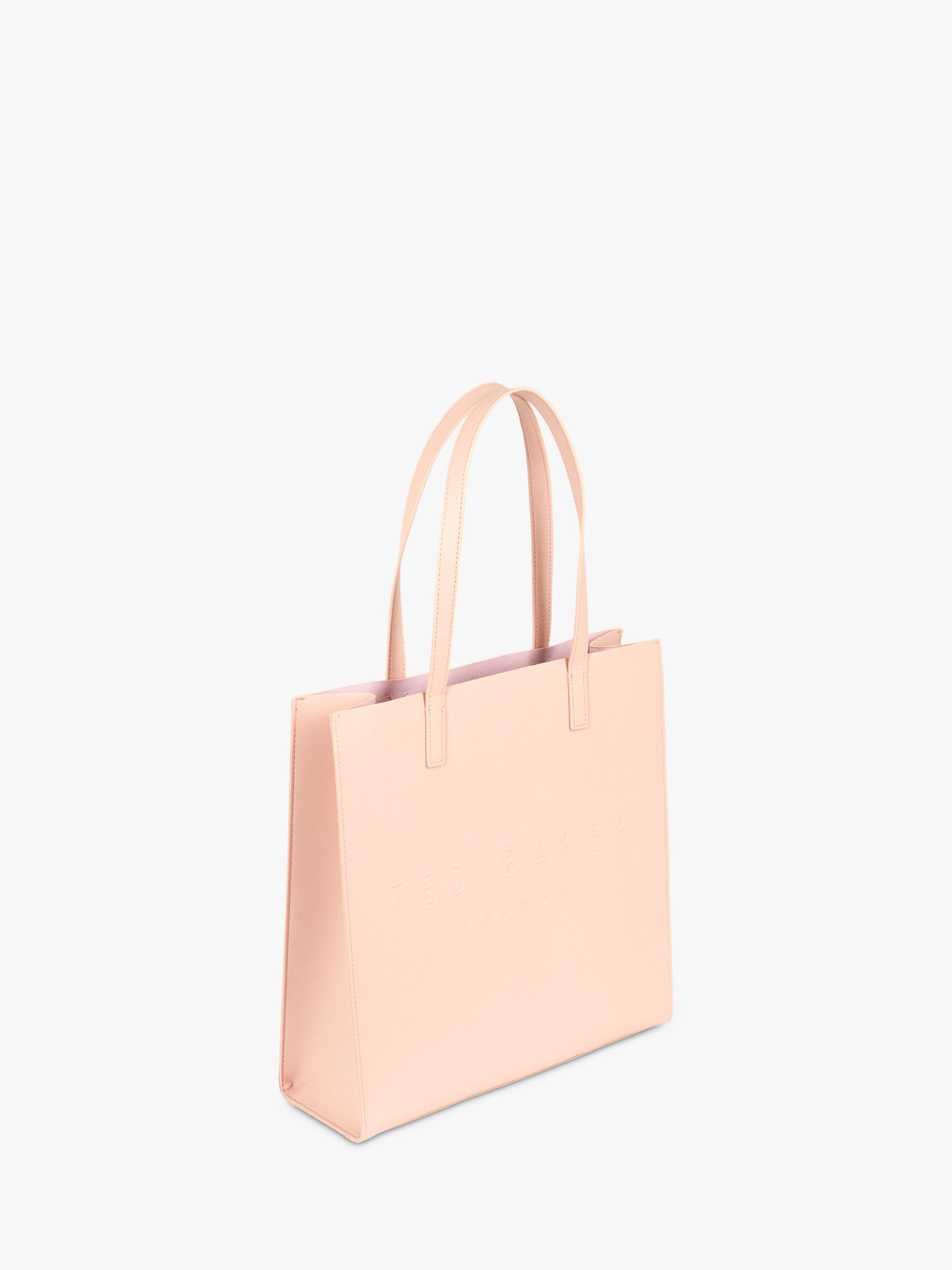 Ted Baker Soocon Large Icon Shopper Bag, Pink at John Lewis & Partners