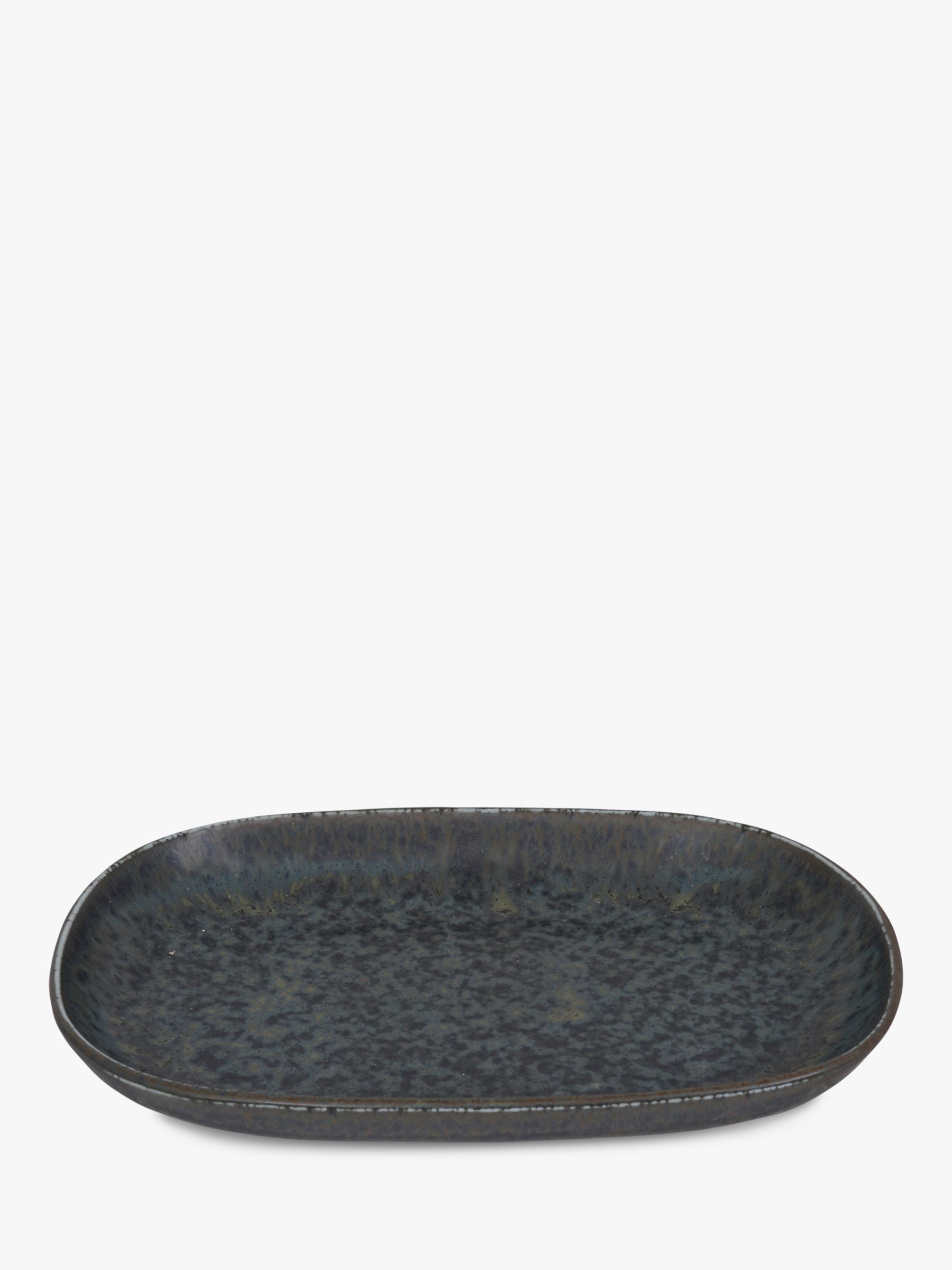 Tokyo Design Studio Onyx Noir Biscuit Tray, 19cm, Black