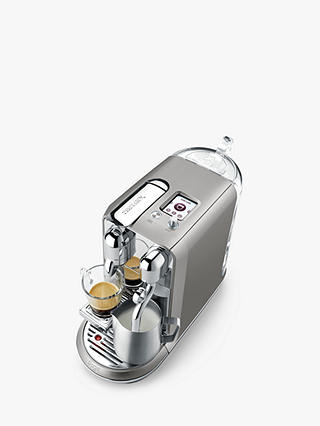 johnlewis.com | Nespresso Sage Creatista™ Plus Coffee Machine, Smoked Hickory