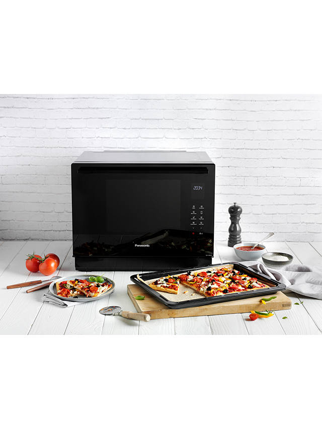 Buy Panasonic NN-CS89LBBPQ Combination Microwave Oven, Dark Metallic Grey Online at johnlewis.com