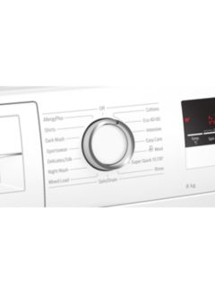 Bosch Series 4 WAN28281GB Freestanding Washing Machine, 8kg Load, 1400rpm Spin, White