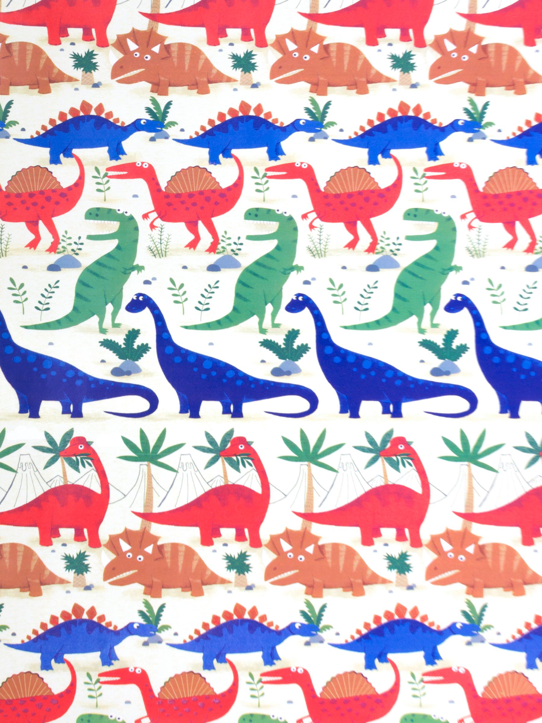 dinosaur wrapping paper