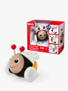 BRIO Play & Learn Code and Go Bumblebee, FSC-Certified (Beech)