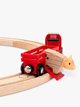Brio World Animal Farm Wooden Train Set, Is John Lewis Wooden Train Set Compatible With Brio