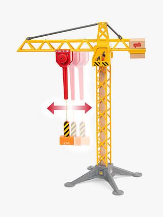 BRIO World Light Up Construction Crane, FSC-Certified (Beech)
