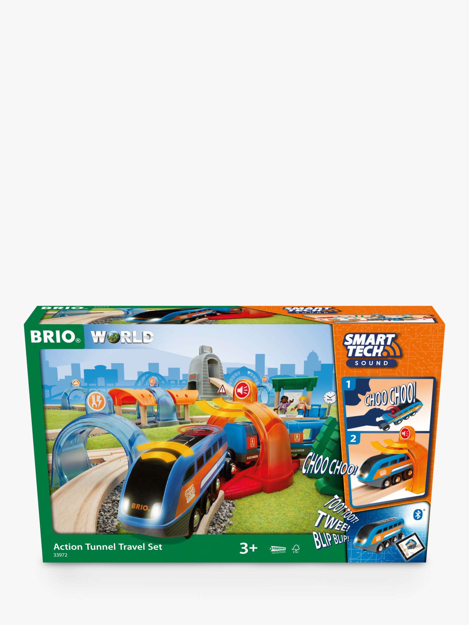 BRIO Smart Tech Sound Action Tunnel Deluxe Set - Teaching Toys and Books