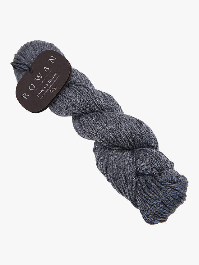 Rowan Pure Cashmere Super Fine Yarn, 50g, Charcoal Grey