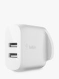Belkin USB Type-A Wall Charger, White