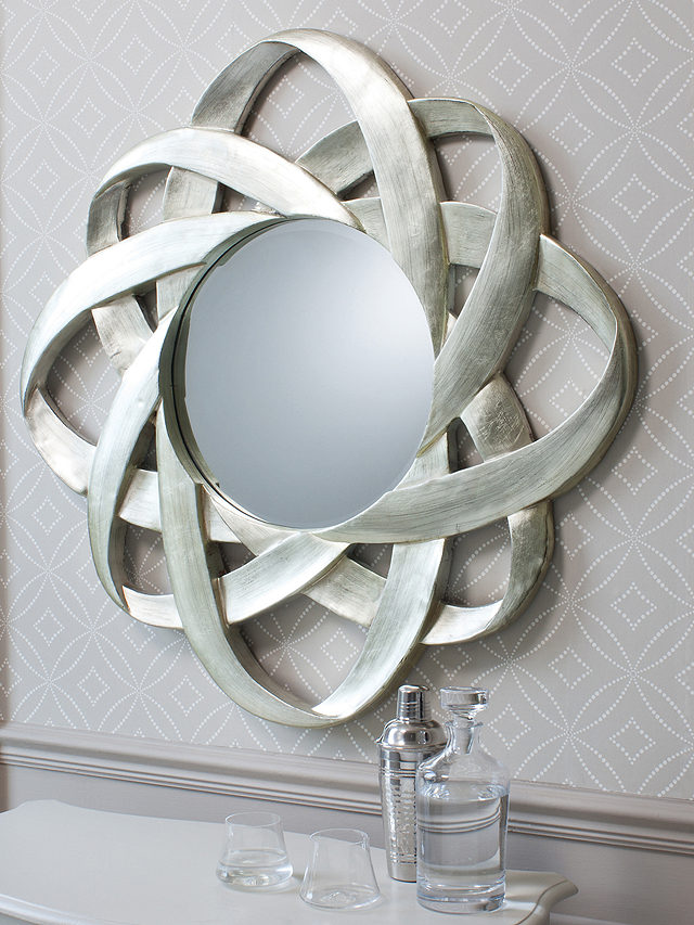 Gallery Direct Constellation Round Mirror, 98cm, Silver