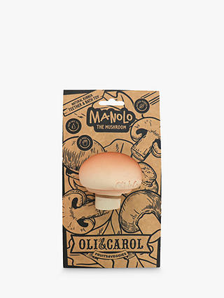 Oli&Carol Manolo Mushroom Teether, Natural