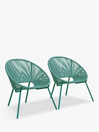 John Lewis & Partners Salsa Garden Chair, Set of 2