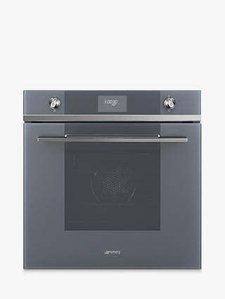 Smeg Linea SFP6101TVS1 Built In Electric Self Cleaning Single Oven, Silver