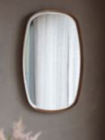 Gallery Direct Keaton Oval Wood Frame Wall Mirror, 90 x 55cm