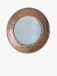 Gallery Direct Knowle Round Metal Frame Mirror, 72cm, Gold