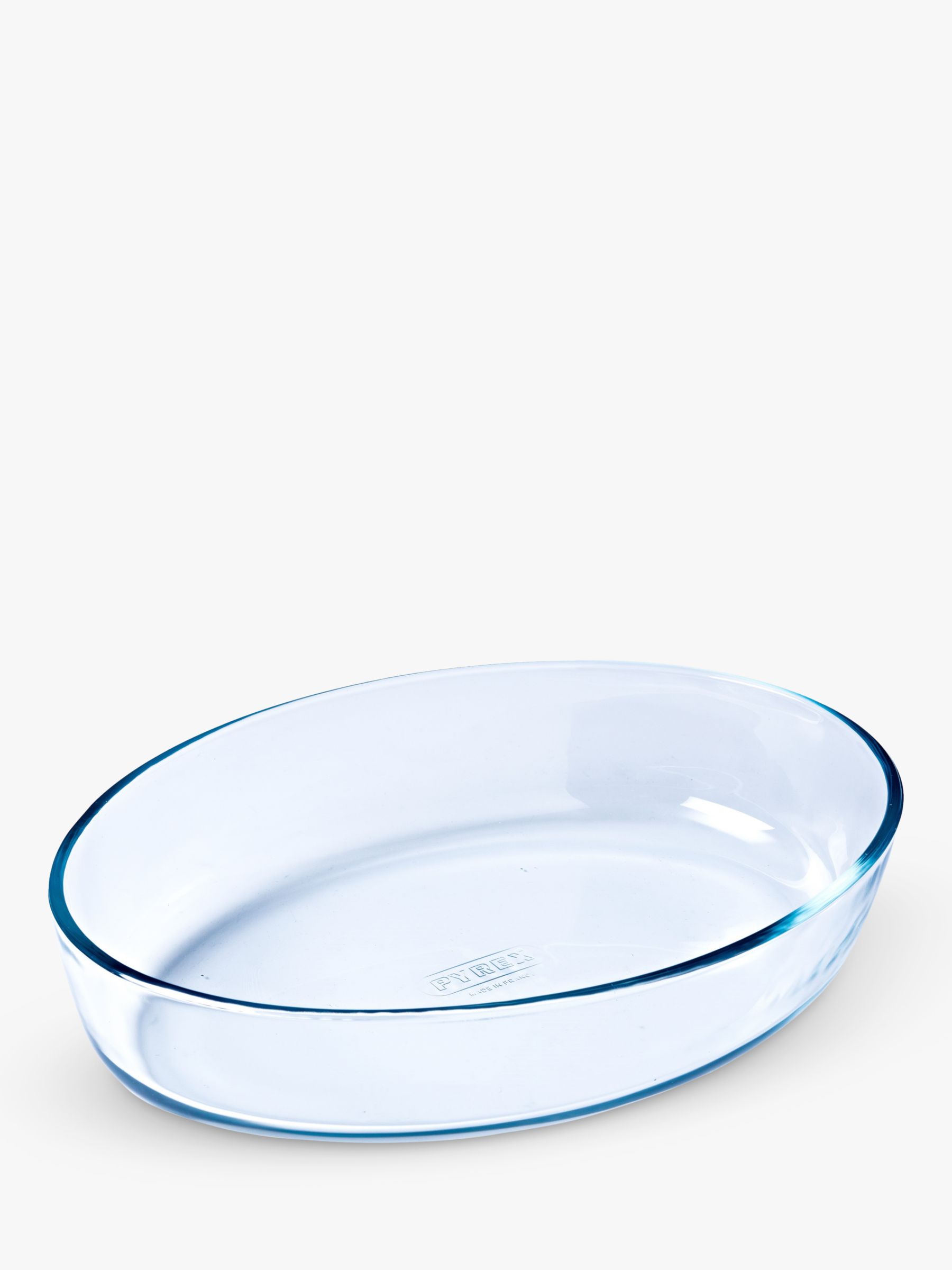 Pyrex Essentials Oval Glass Roasting Dish 1 6l 26cm Clear