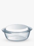 Pyrex Essentials Glass Casserole, 1.6L, Clear