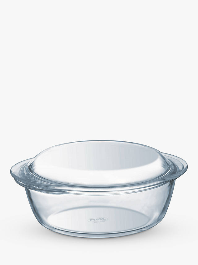 Pyrex Essentials Glass Casserole, 1.1L, Clear