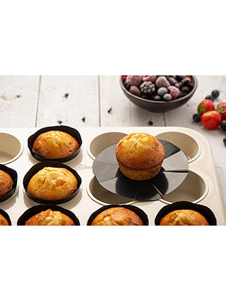 NoStik Reusable Non-Stick Muffin Tin Liner, Set of 12
