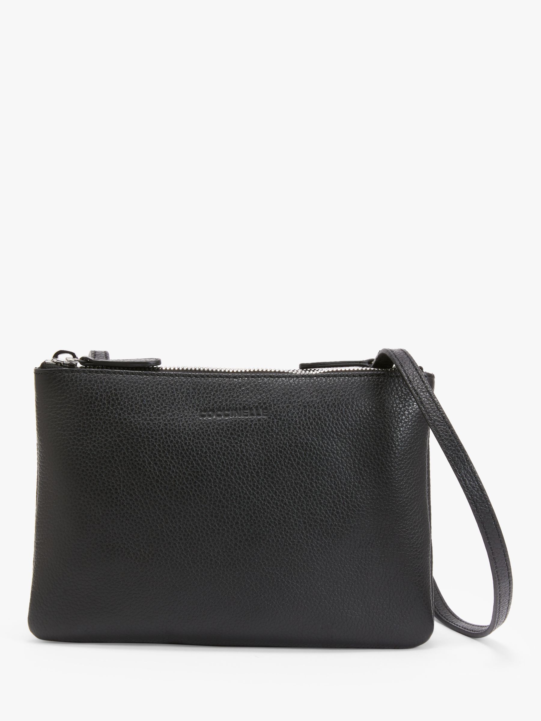 Coccinelle Coralie Leather Mini Bag, Black