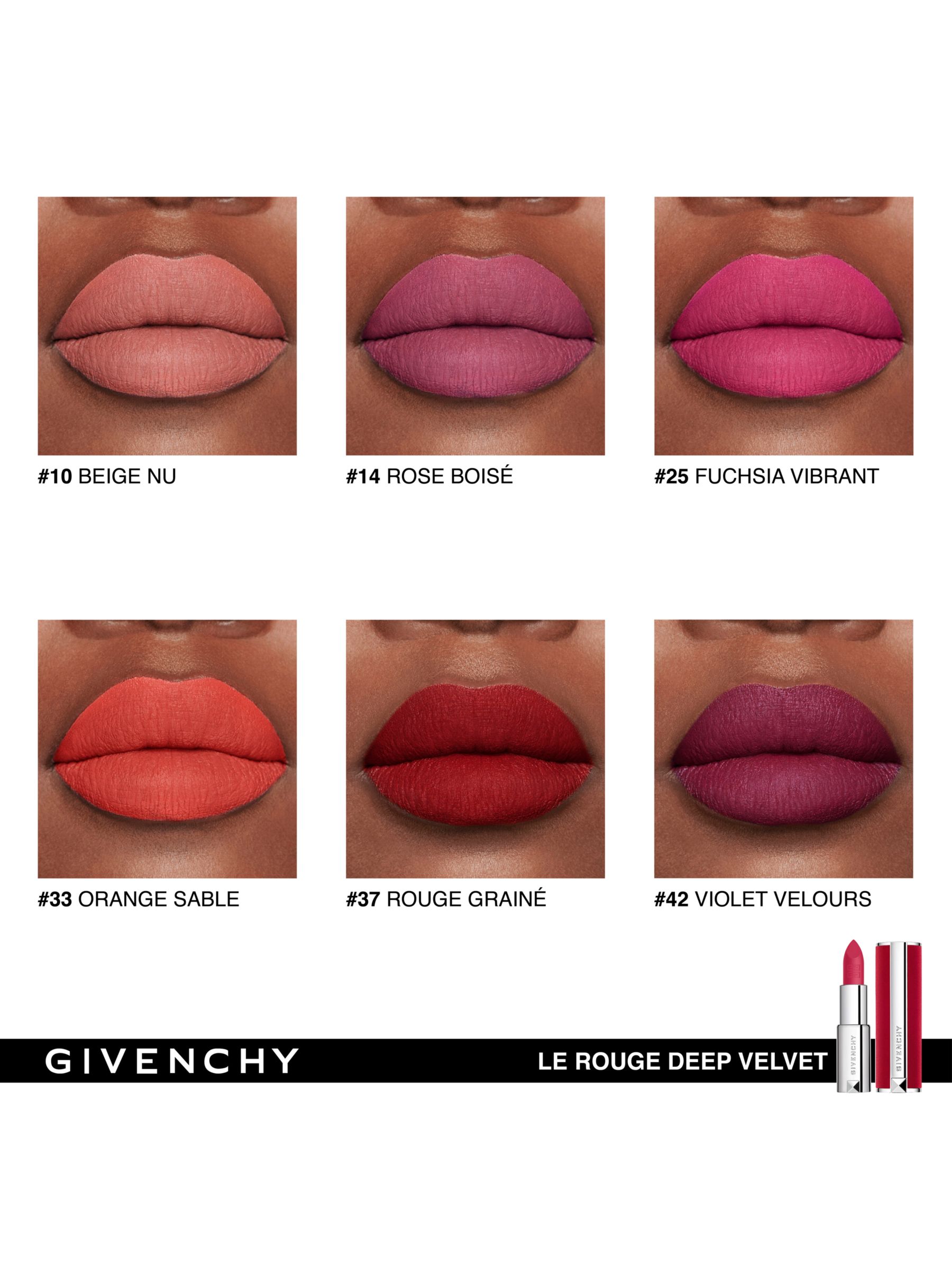 Givenchy Le Rouge Deep Velvet Lipstick, 33 Orange Sable 5