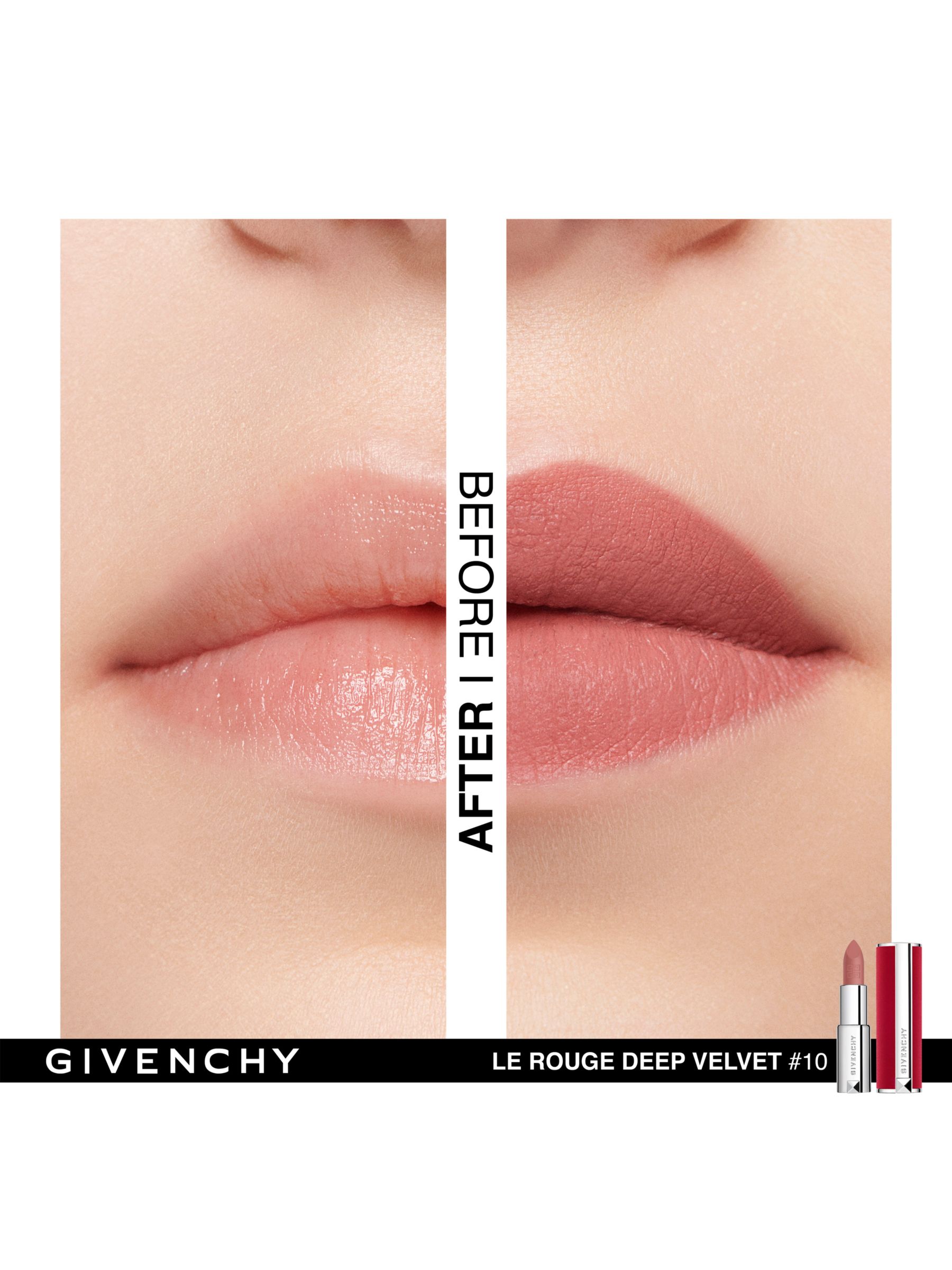 Givenchy Le Rouge Deep Velvet Lipstick, 10 Beige Nu 2