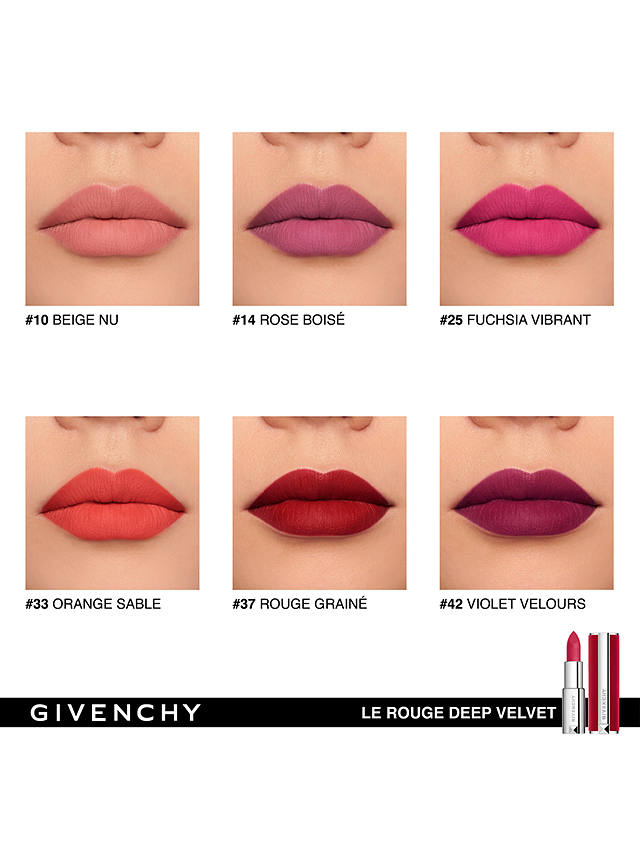 Givenchy Le Rouge Deep Velvet Lipstick, 10 Beige Nu 4