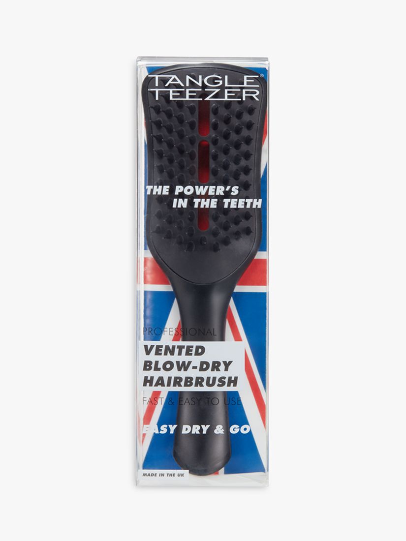Tangle Teezer Vented Blow-Dry Easy Dry and Go Hair Brush, Black