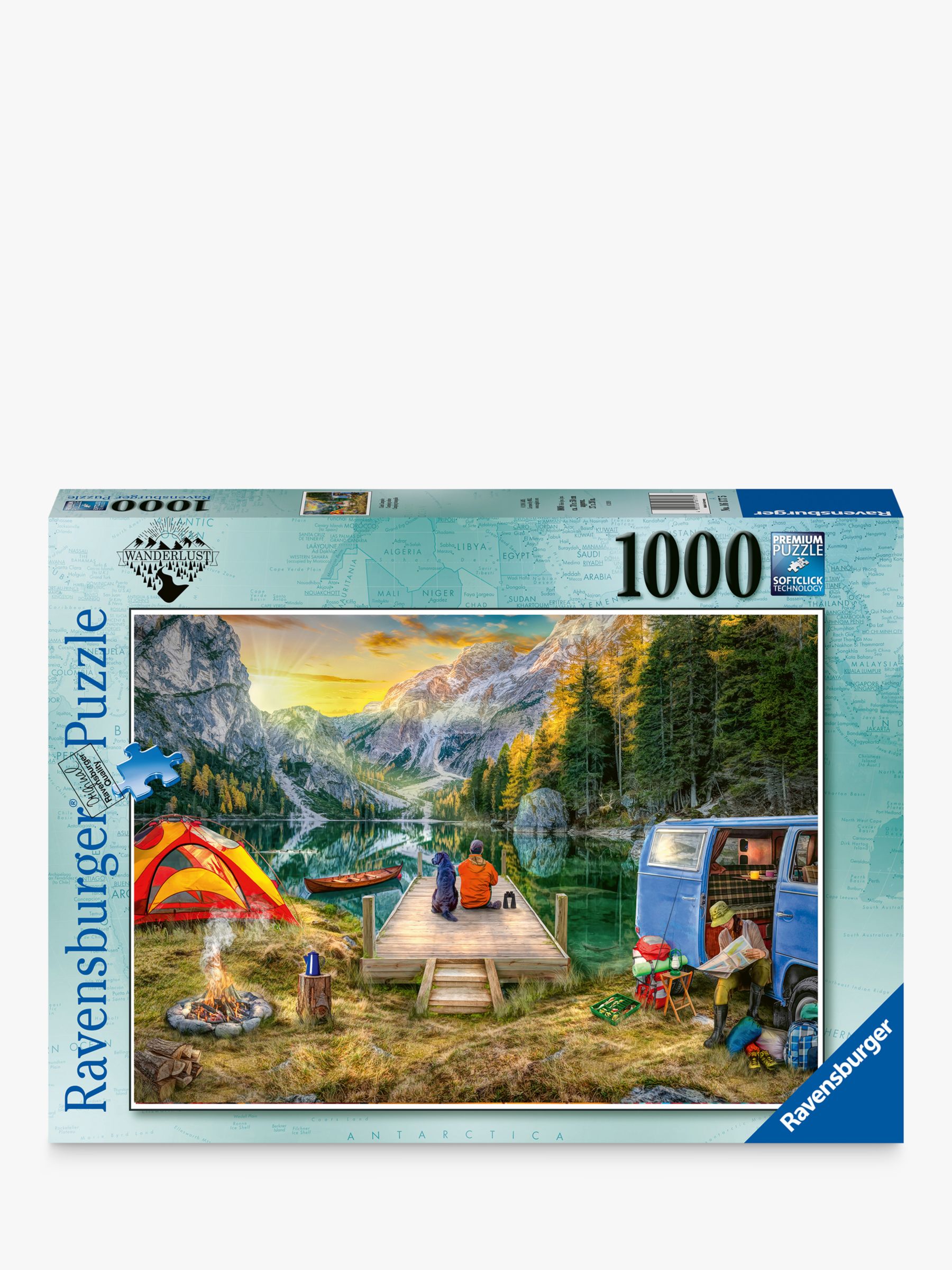 Ravensburger Calm Campsite Jigsaw Puzzle, 1000 Pieces
