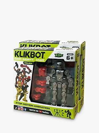 KlikBots Villains Stop Motion Animation Action Figure, Pack of 2