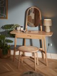 John Lewis & Partners Rattan Dressing Table Stool