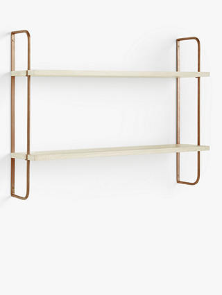 Design Project by John Lewis No.185 Wide Shelves, Natural/Oak