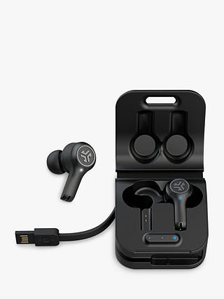 Jlab Audio Epic Air ANC Noise Cancelling True Wireless Bluetooth Sweat & Weather-Resistant In-Ear Headphones with Mic/Remote, Black