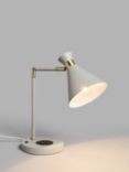 John Lewis Mid-Cenutry Wireless Charging Desk Lamp, Grey