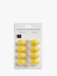 John Lewis Stainless Steel Corn Cob Holders, Pack of 8, Yellow