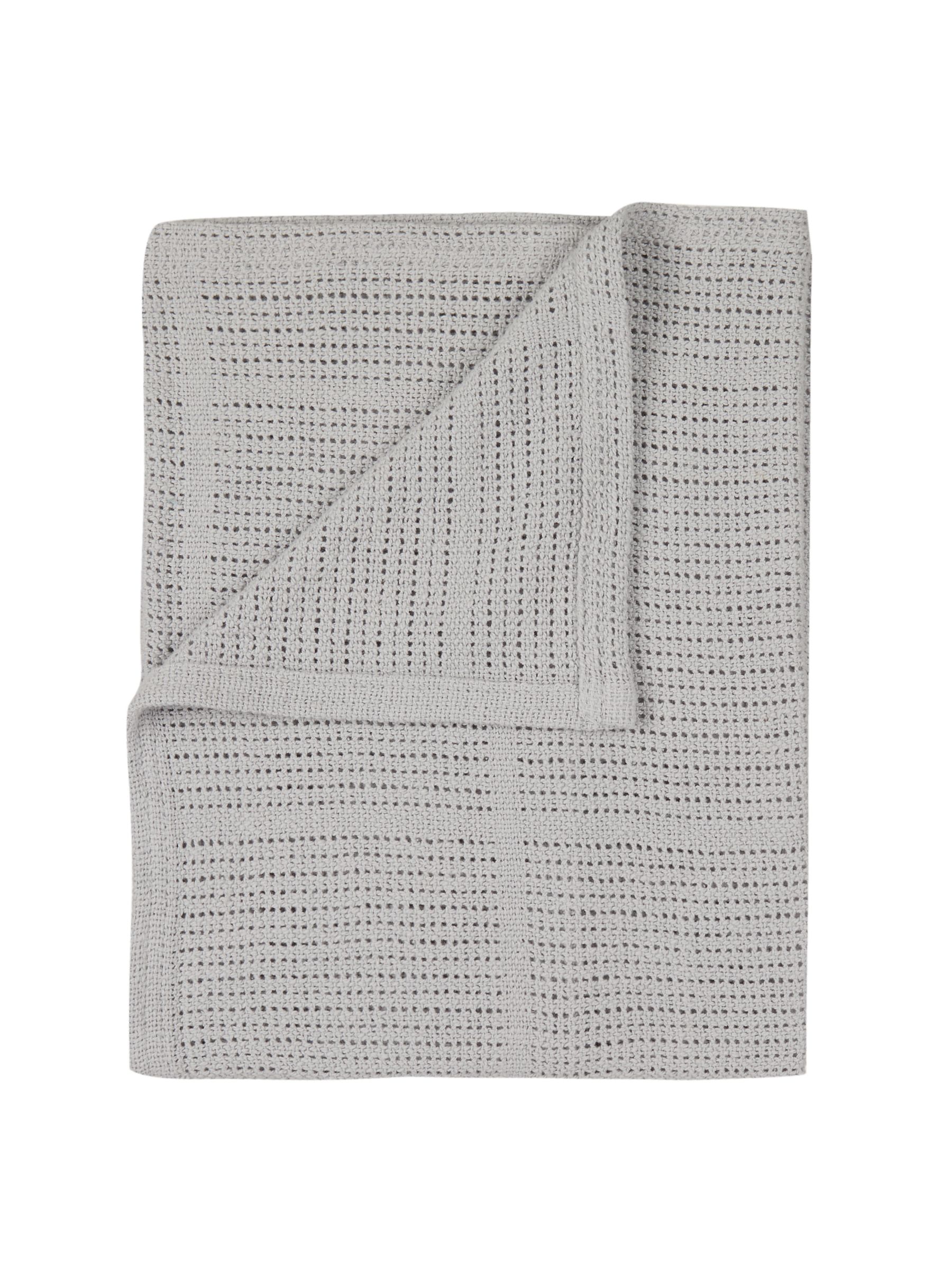John Lewis & Partners Baby Cellular Cot/Cotbed Blanket, 160 x 130cm at ...