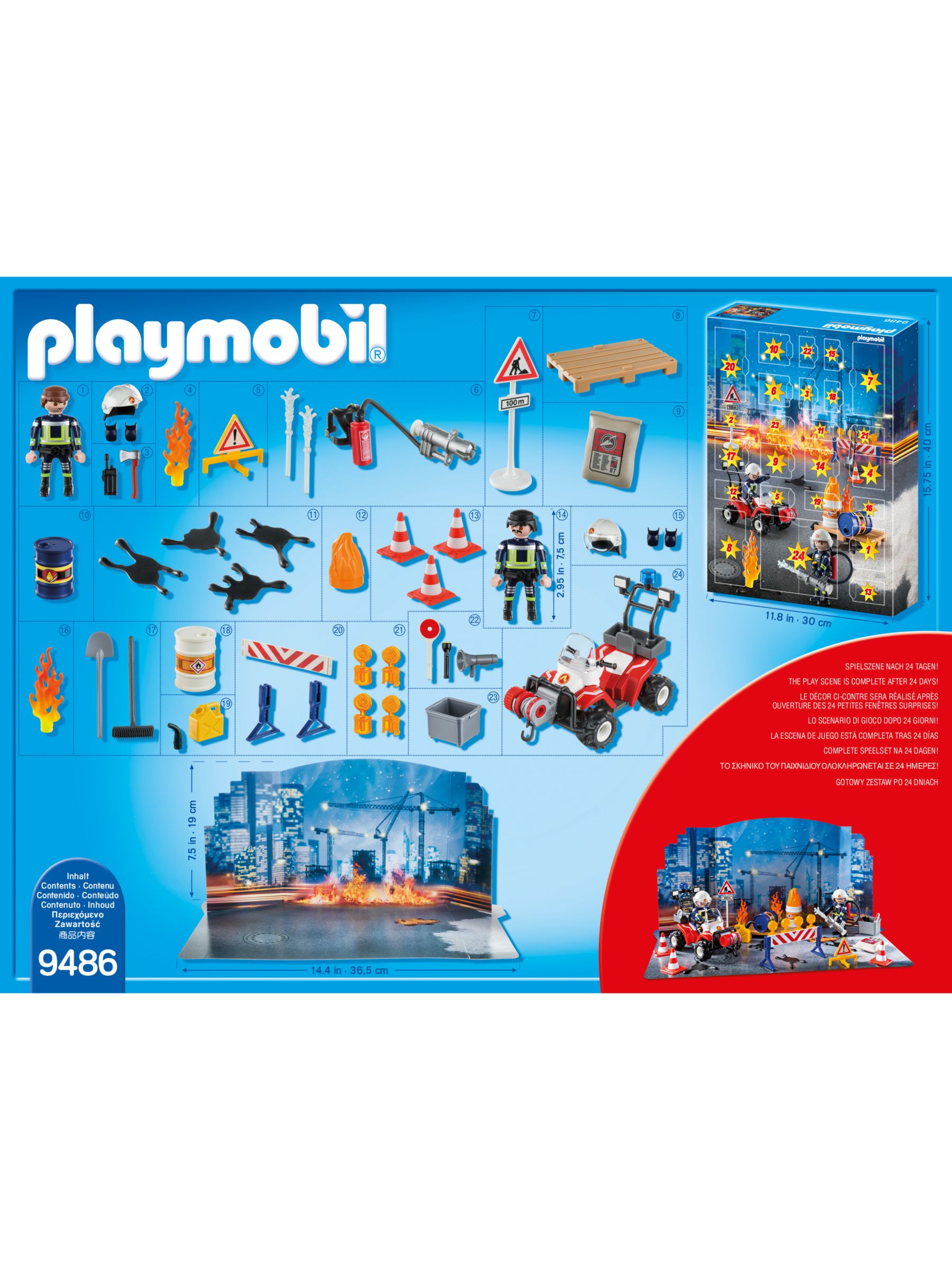 playmobil fire advent calendar