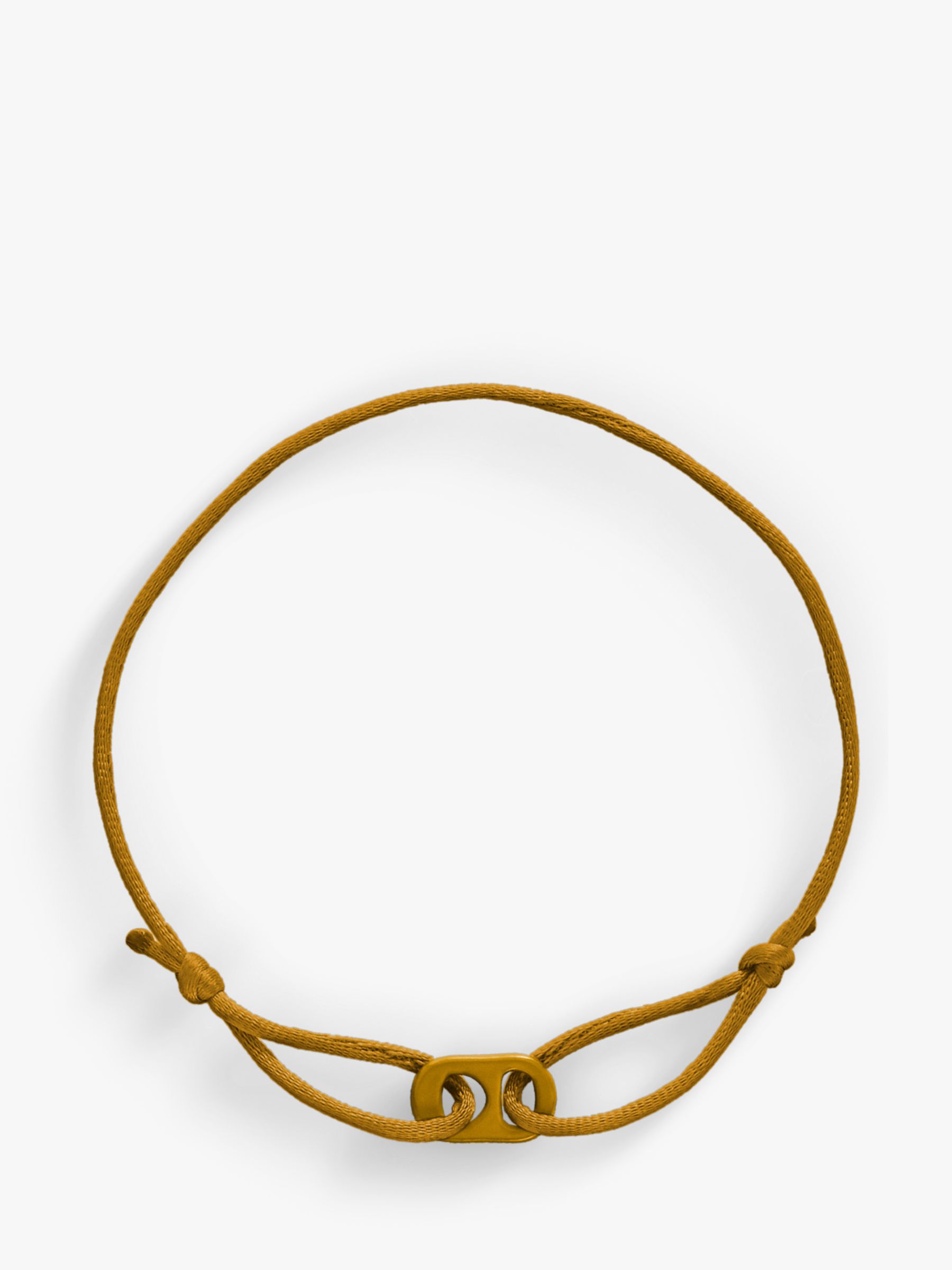 Buy #TOGETHERBAND UN Goal 12 - Responsible Consumption and Production Recycled Plastic Mini Bracelet, Pack of 2, Dark Mustard Online at johnlewis.com