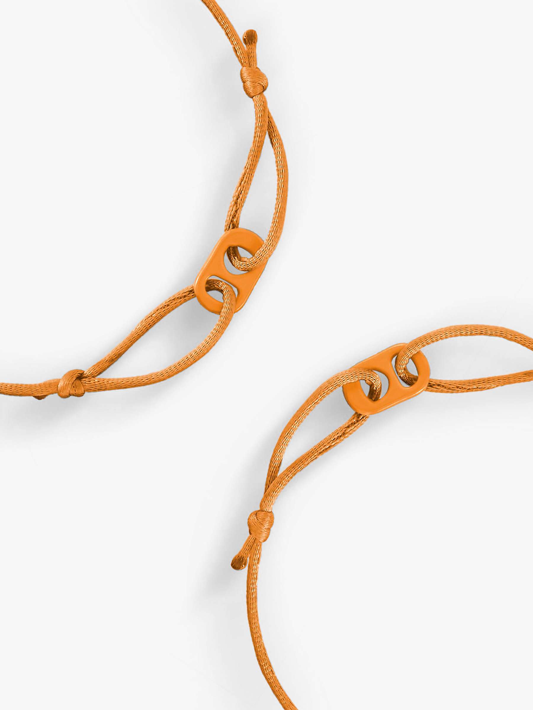 Buy #TOGETHERBAND UN Goal 11 - Sustainable Cities and Communities Recycled Plastic Mini Bracelet, Pack of 2, Golden Yellow Online at johnlewis.com