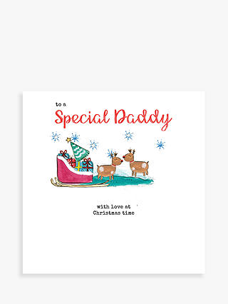 Laura Sherratt Designs Reindeer Daddy Christmas Card