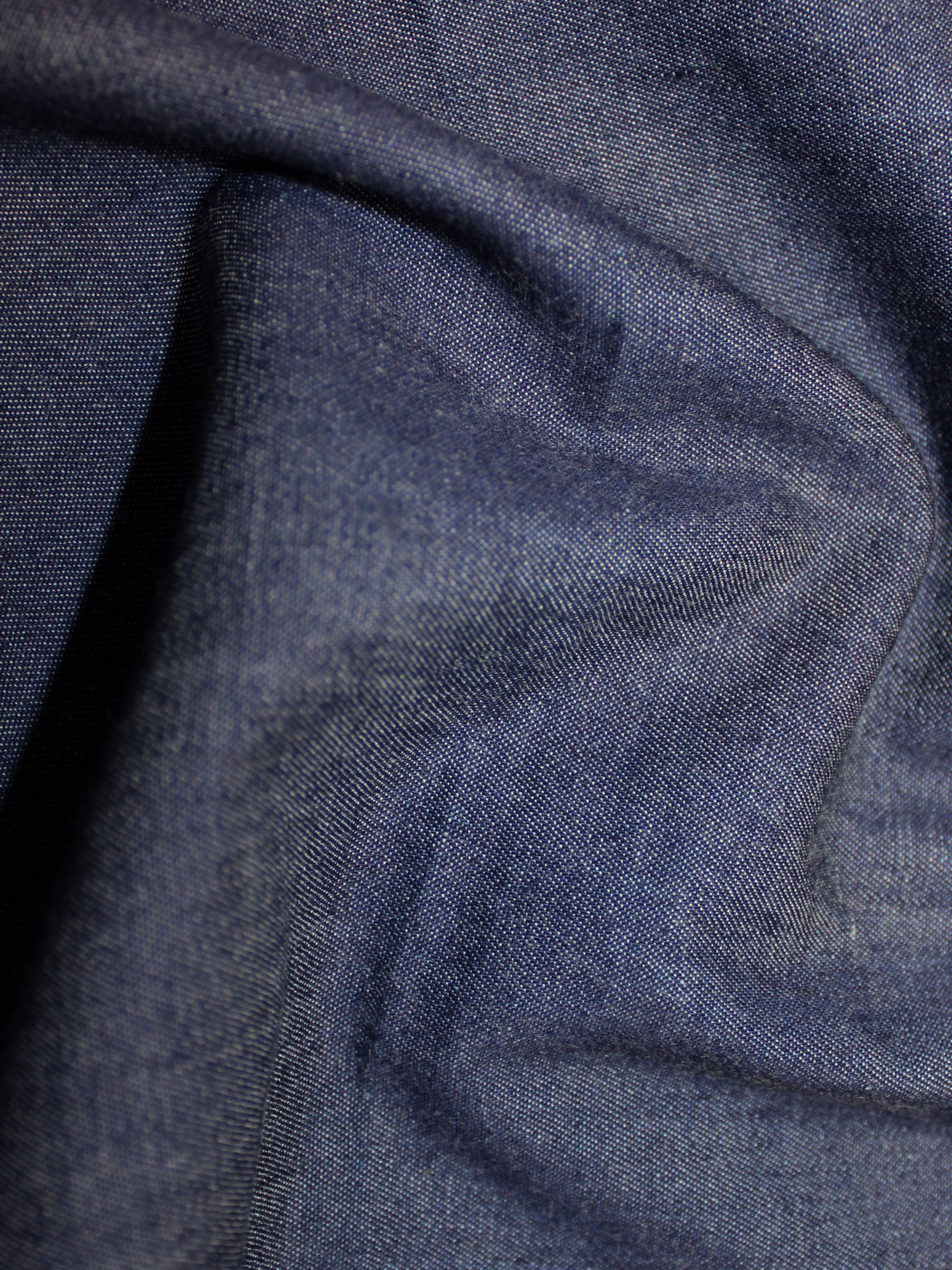 Dark Shade 4oz Lightweight Washed Blue Denim Fabric by Metre