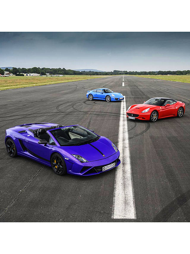 Buyagift Triple Supercar Driving Blast Gift Experience
