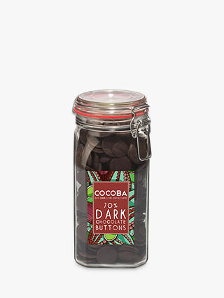 Cocoba Dark Chocolate Buttons Jar, 900g